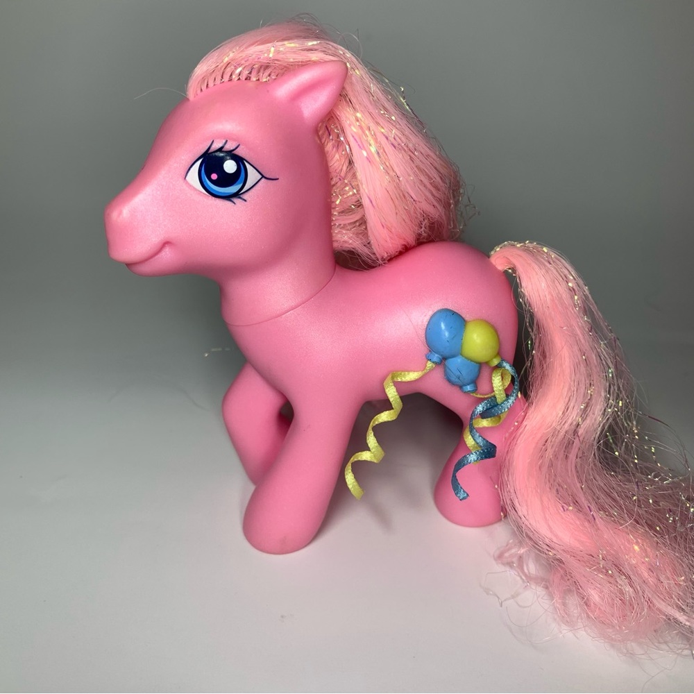 2008 Hasbro My Little Pony Birthday Balloons PINKIE PIE 3D cutie mark MLP G3
